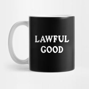 Lawful Good (Black) Mug